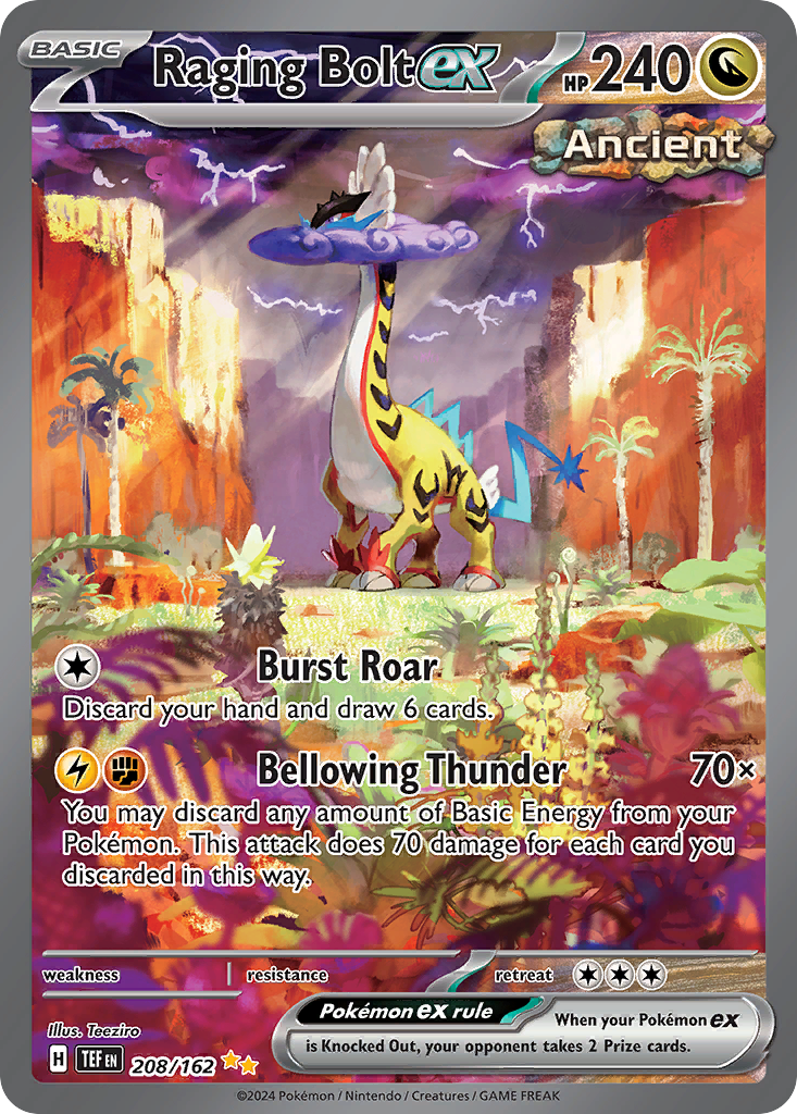 Raging Bolt ex - 208/162 - Temporal Forces