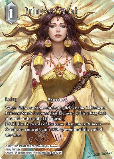 Princess Sarah - 11-128H - Hero (Full Art) - Opus XI