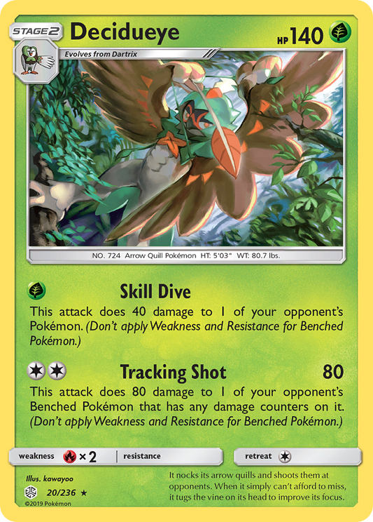 Decidueye - 020/236 - Cosmic Eclipse