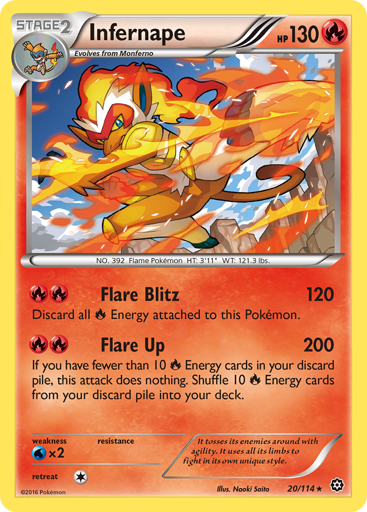 Infernape - 020/114 - Steam Siege