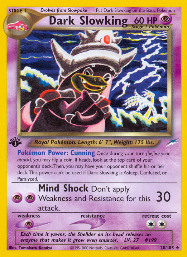 Dark Slowking - 020/105 - Neo Destiny