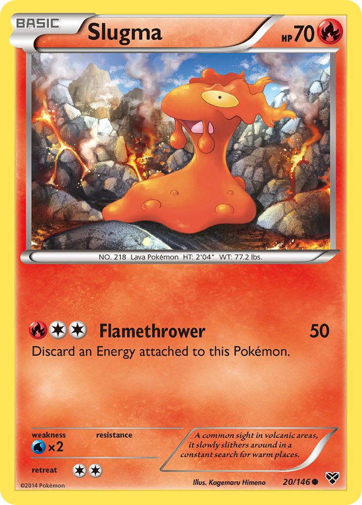 Slugma - 020/146 - XY