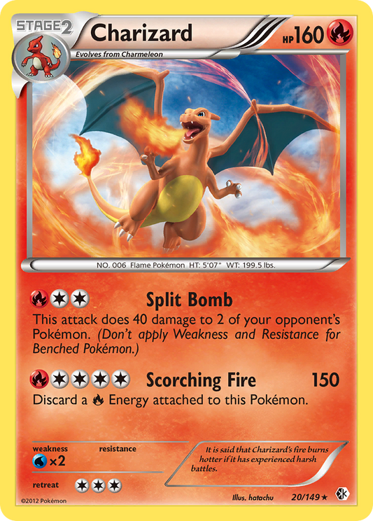 Charizard - 020/149 - Boundaries Crossed