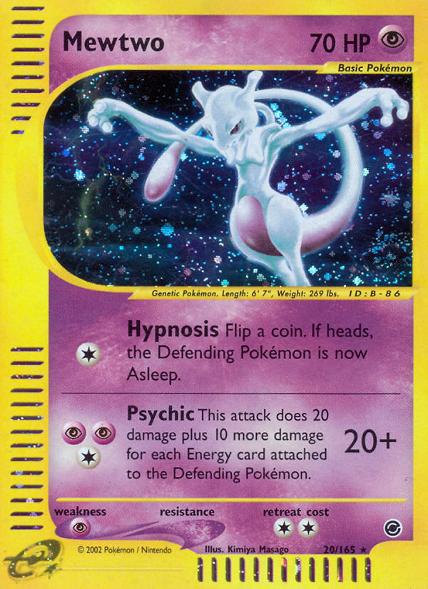 Mewtwo - 020/165 - Expedition Base Set