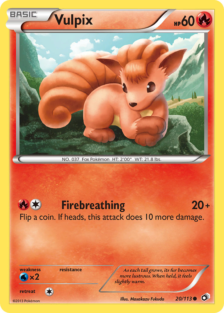 Vulpix - 020/113 - Legendary Treasures