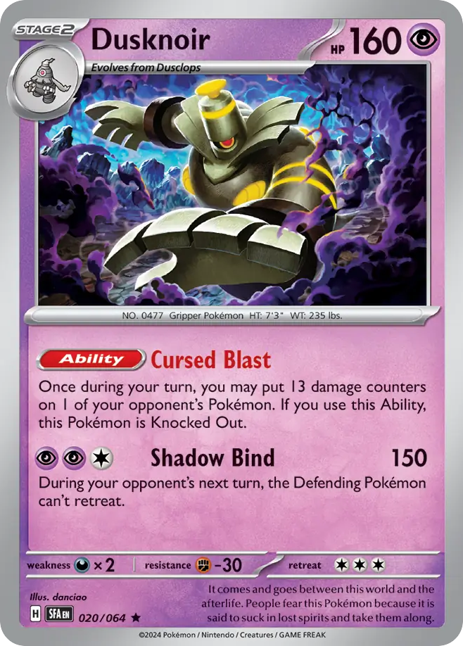 Dusknoir - 20/64 - Shrouded Fable