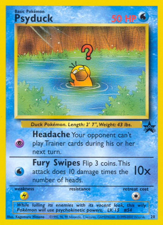 Psyduck - 20/53 - Wizards Black Star Promos