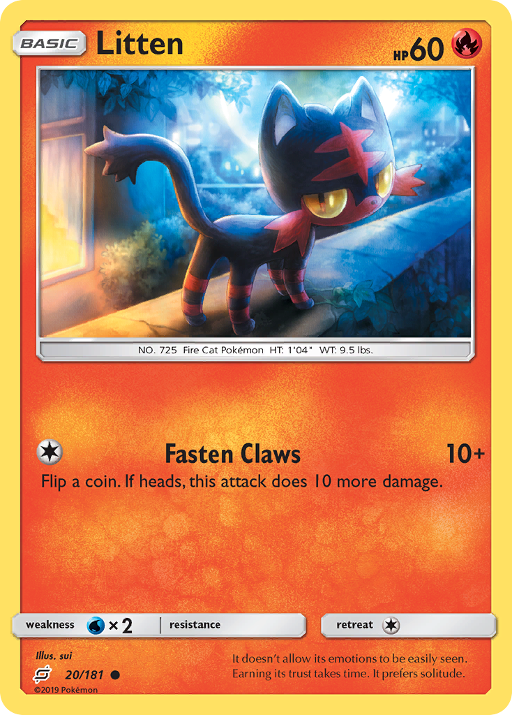 Litten - 020/181 - Team Up