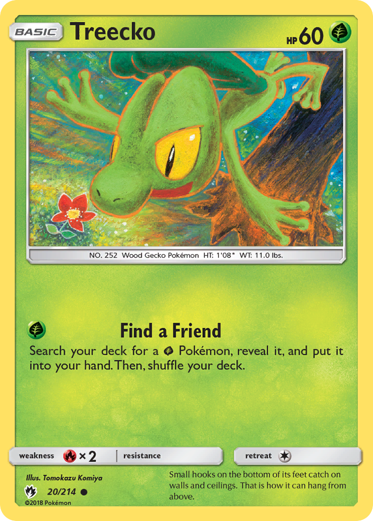 Treecko - 020/214 - Lost Thunder