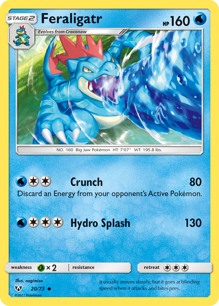 Feraligatr - 20/73 - Shining Legends