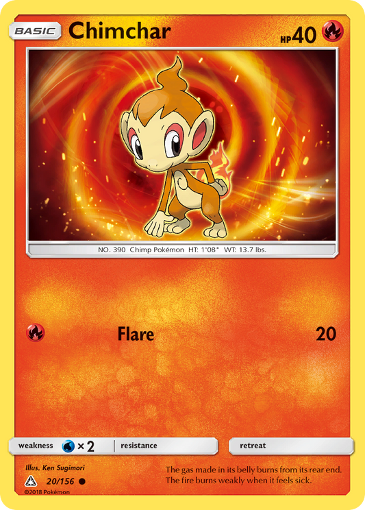 Chimchar - 020/156 - Ultra Prism