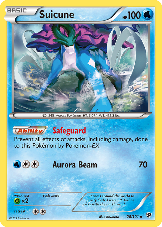 Suicune - 020/101 - Plasma Blast