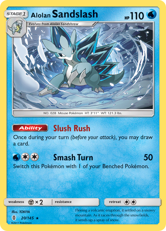 Alolan Sandslash - 020/145 - Guardians Rising