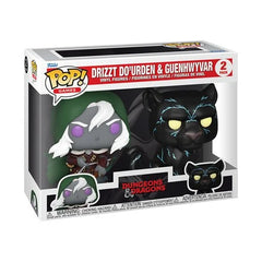 Dungeons &amp; Dragons Drizzt Do'urden &amp; Guenhwyvar Funko Pop! Vinyl Figure 2-Pack