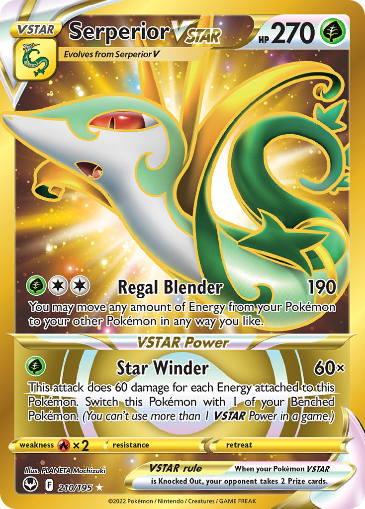 Serperior VSTAR - 210/195 - Silver Tempest