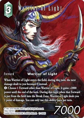 Warrior of Light - 11-044H - Hero (Full Art) - Opus XI