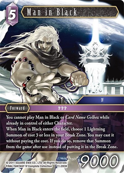 Man in Black - 11-093H - Hero - Opus XI