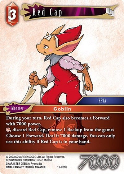 Red Cap - 11-021C - Common - Opus XI