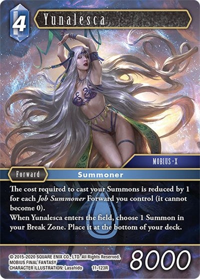 Yunalesca - 11-123R - Rare - Opus XI