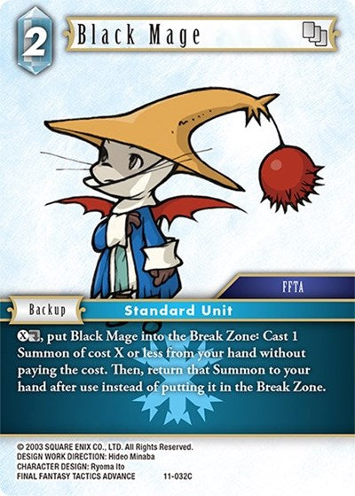 Black Mage - 11-032C - Common - Opus XI