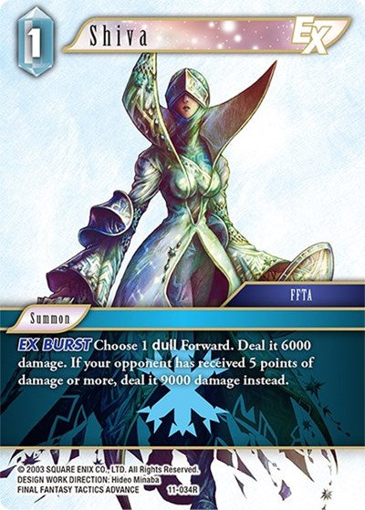 Shiva EX - 11-034R - Rare - Opus XI
