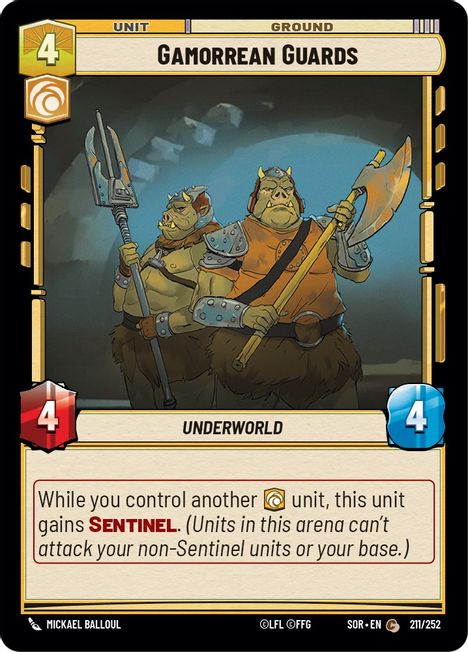 Gamorrean Guards - SOR - 211 - Common - Normal