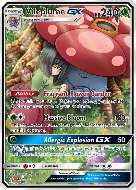 Vileplume-GX - 211/236 - Cosmic Eclipse