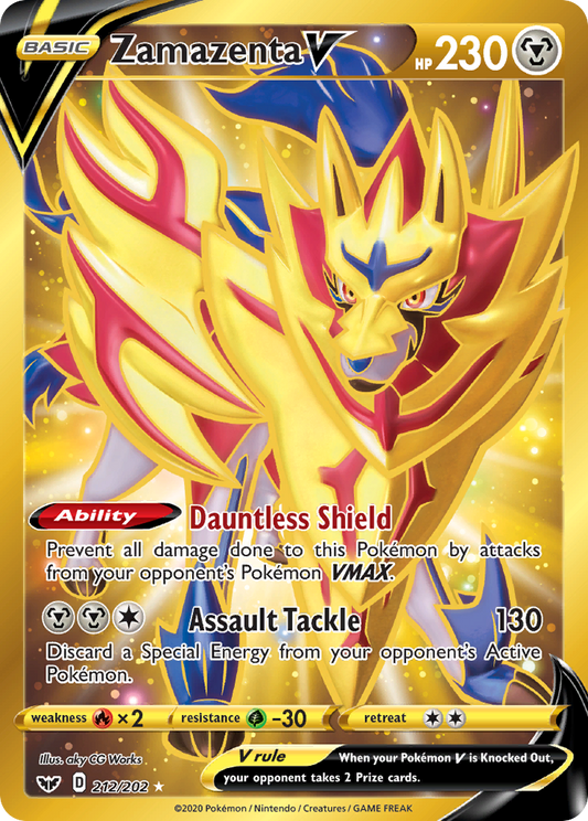 Zamazenta V - 212/202 - Sword & Shield