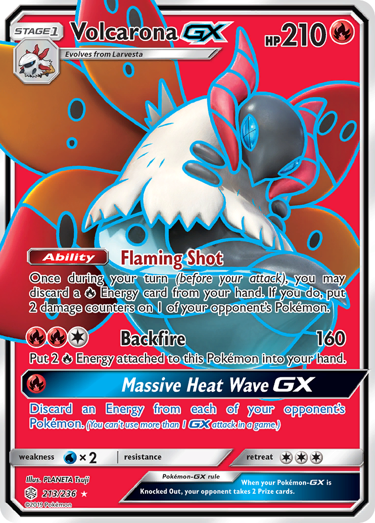 Volcarona-GX - 213/236 - Cosmic Eclipse