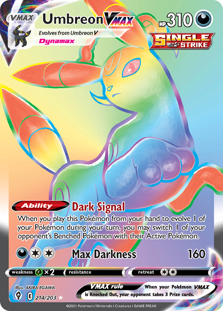 Umbreon VMAX - 214/203 - Evolving Skies