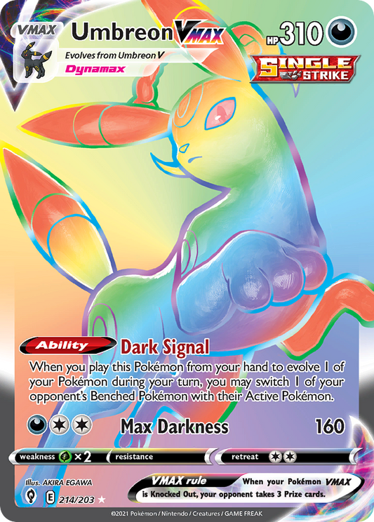 Umbreon VMAX - 214/203 - Evolving Skies