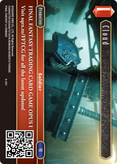 Cloud - A-001 - Promo - FF: Promo Cards
