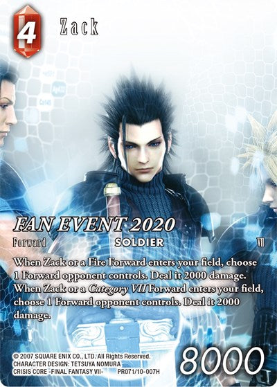 Zack - PR071/007H - Promo - FF: Promo Cards