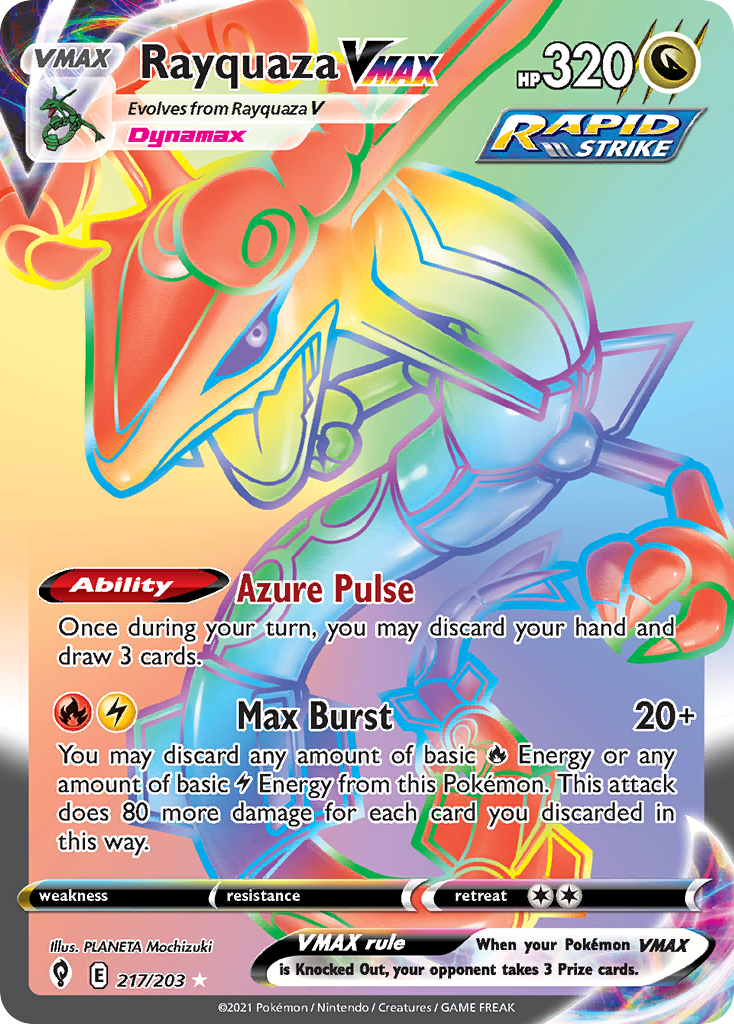 Rayquaza VMAX - 217/203 - Evolving Skies