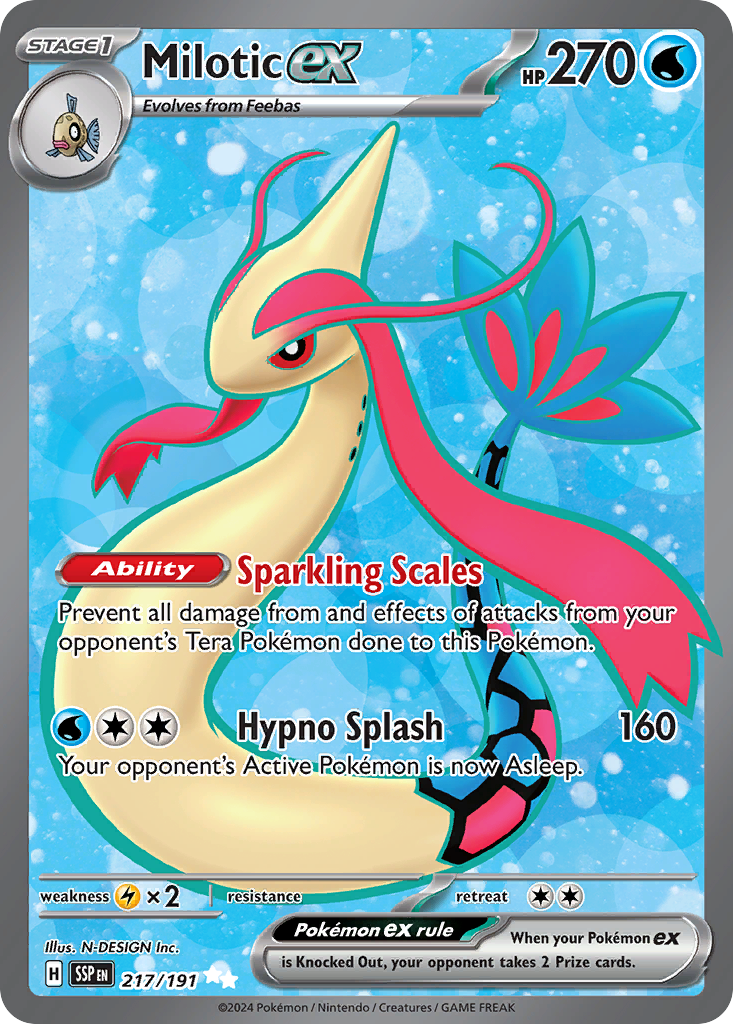 Milotic ex - 217/191 - Surging Sparks