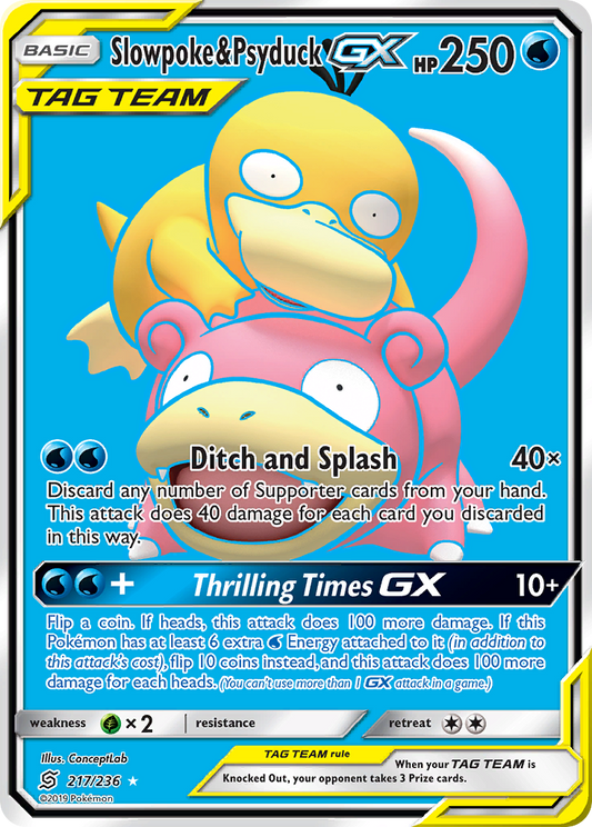 Slowpoke & Psyduck-GX - 217/236 - Unified Minds