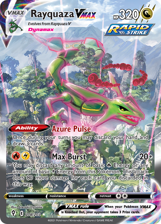 Rayquaza VMAX - 218/203 - Evolving Skies