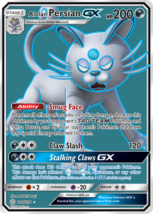 Alolan Persian-GX - 219/236 - Cosmic Eclipse