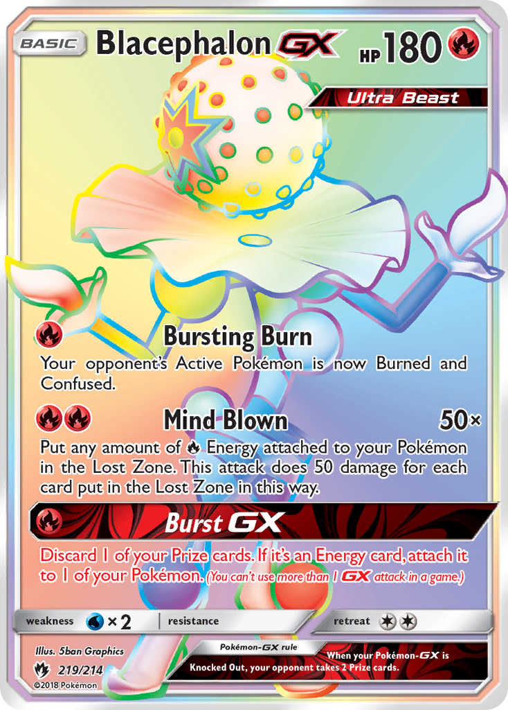 Blacephalon-GX - 219/214 - Lost Thunder