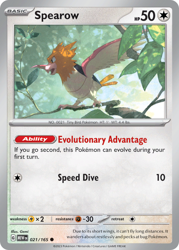 Spearow - 021/165 - 151