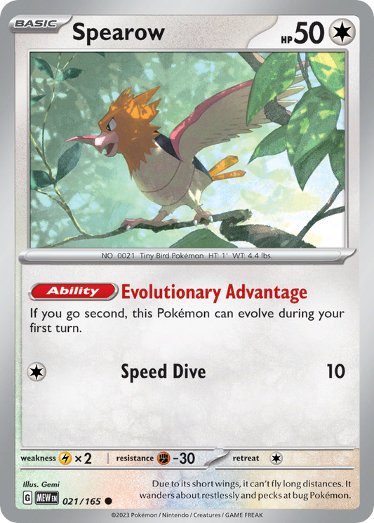 Spearow - 021/165 - 151