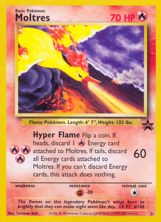 Moltres - 21/53 - Wizards Black Star Promos