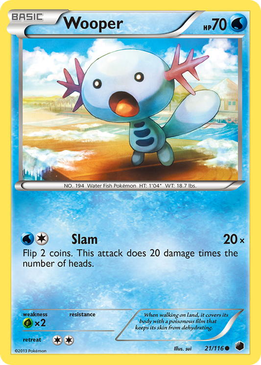 Wooper - 021/116 - Plasma Freeze