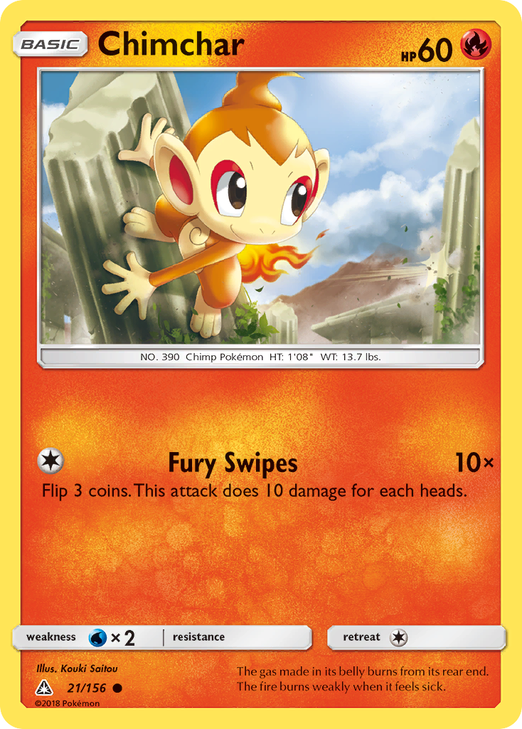 Chimchar - 021/156 - Ultra Prism