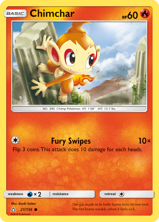 Chimchar - 021/156 - Ultra Prism