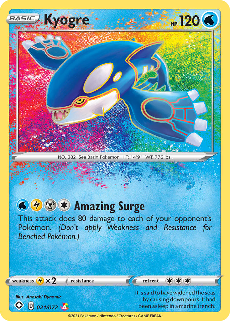 Kyogre - 21/72 - Shining Fates