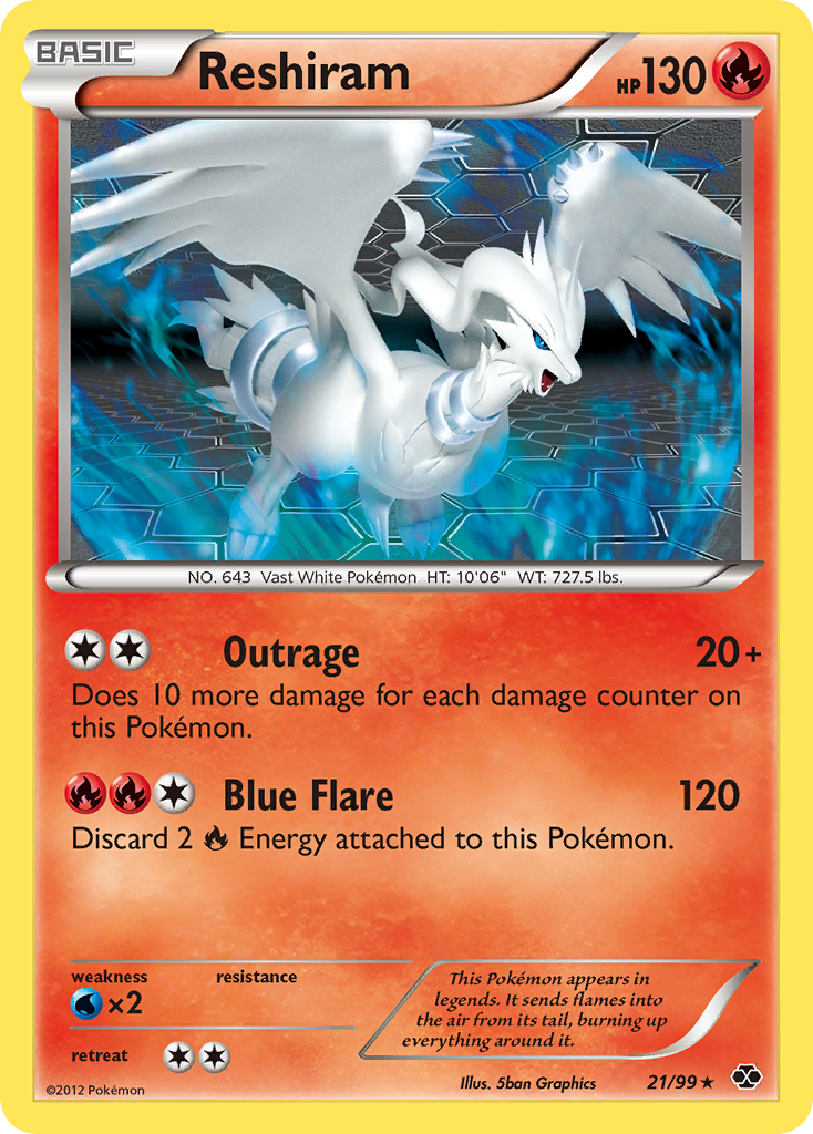 Reshiram - 21/99 - Next Destinies