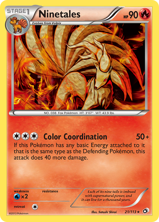 Ninetales - 021/113 - Legendary Treasures