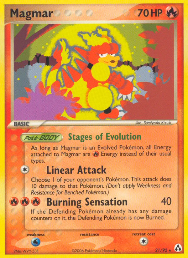 Magmar - 21/92 - Legend Maker