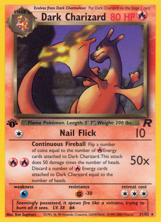 Dark Charizard - 21/82 - Team Rocket